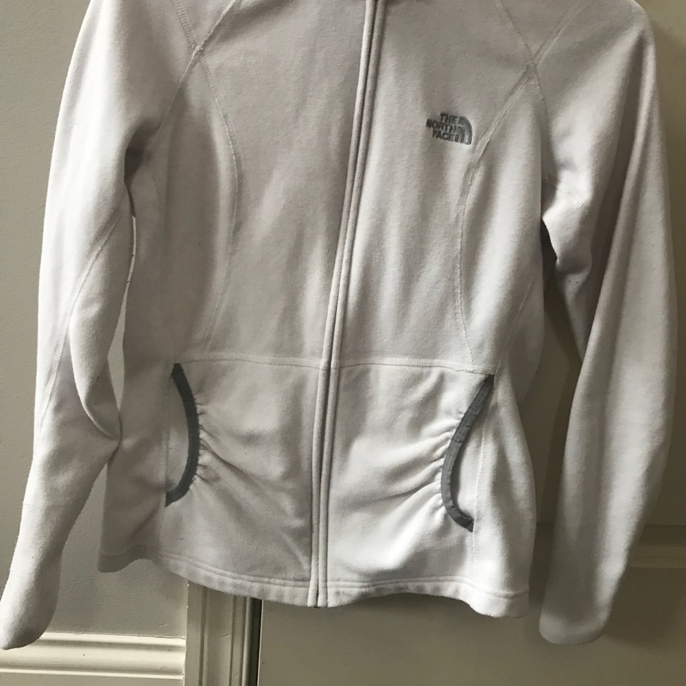 ❤️ Sale North Face small white jacket - Picture 2 of 4